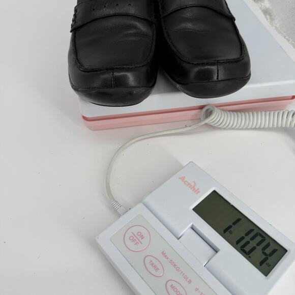 Strictly Comfort Shoes Women Size 10 Chunky Square Toe Loafers Leather 90s - Picture 9 of 9